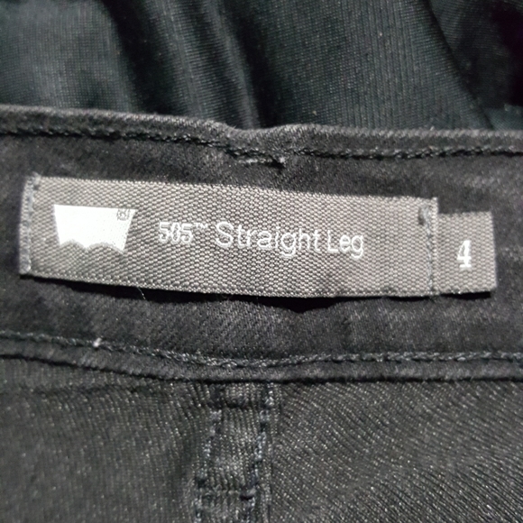 Levi's 505 Women's Size 4 Black NWOT - Picture 3 of 4
